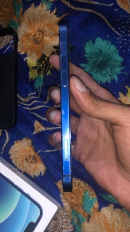 i phone 12 blue color 79 bettry health PTA approved  10/10 condition 3