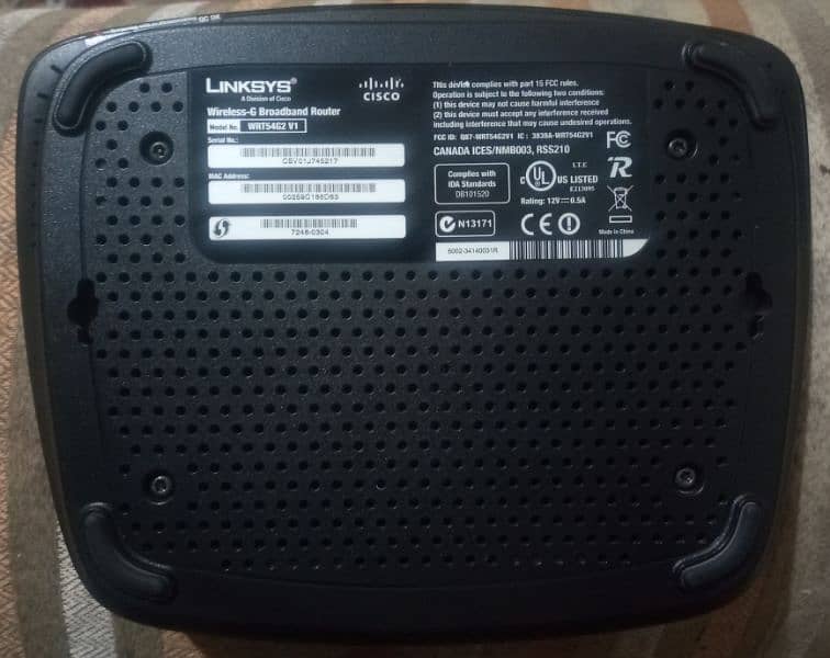 Linksys Model No. WRT54G2 V1 Router 1