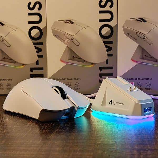 Attackshark X11 Wireless Gaming Mouse • Brand New 5