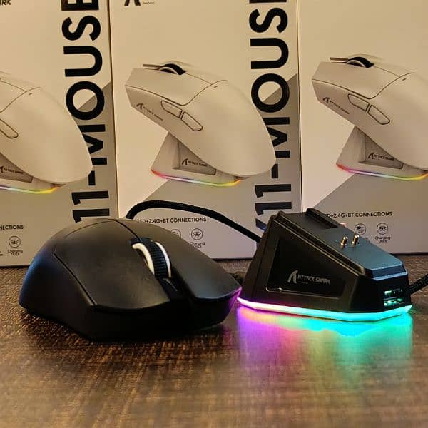 Attackshark X11 Wireless Gaming Mouse • Brand New 12