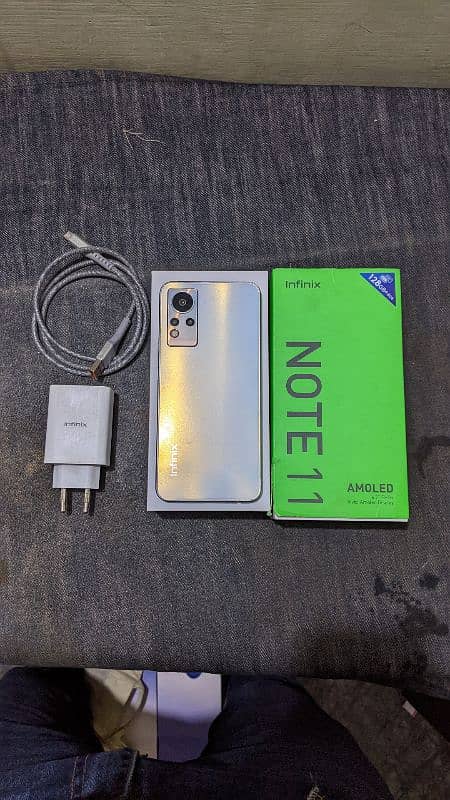 Infnix Note 11 128 gb All OK Original Box 33 Watt Charger 0