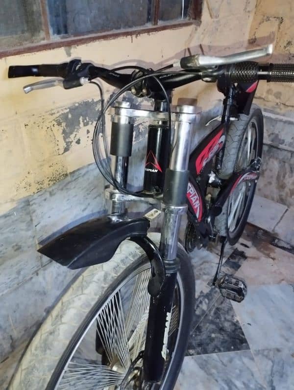 Morgan dual shock bicycle available for sale in Islamabad 1