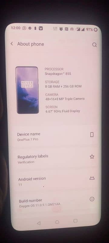 OnePlus 7pro 0