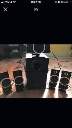 creative k original speakers with Long wires