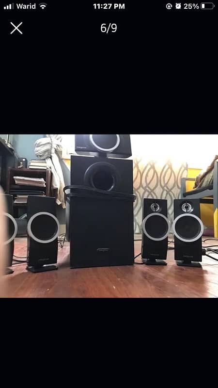 creative k original speakers with Long wires 5