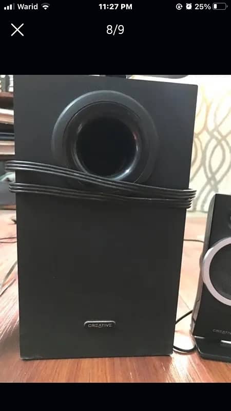 creative k original speakers with Long wires 6