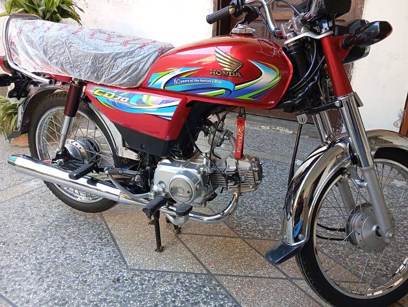 Honda CD 70 model 2024 5