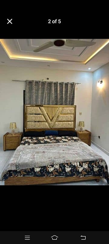 v shape golden bed, black bed 0