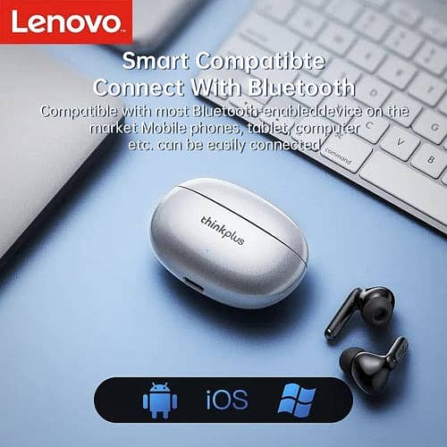 Lenovo Xt88 Tws Wireless Earphone Bass Touch Control Headset 5