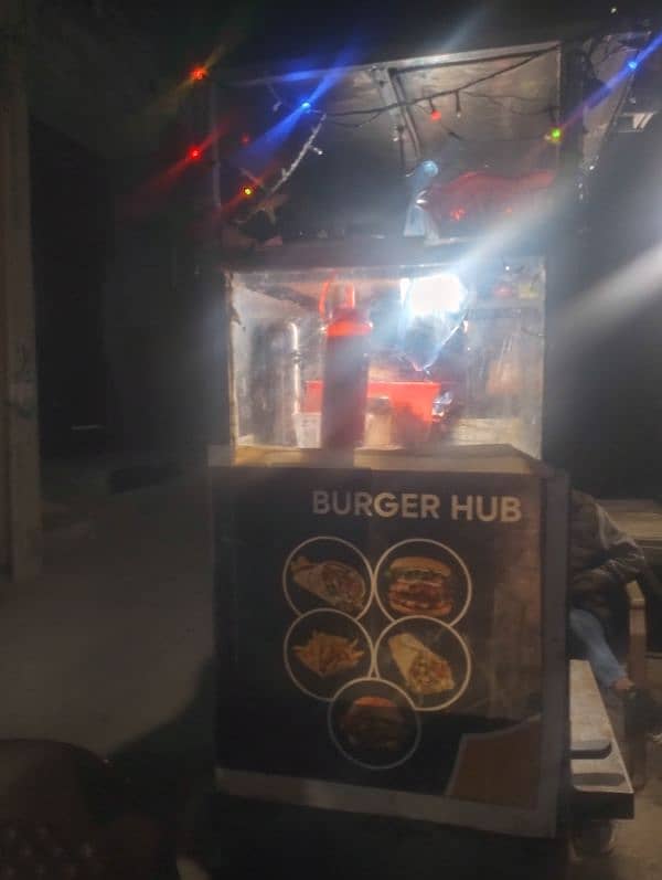 1 adad burger shawarma counter h 3 by 2 size h urgent sell krna h 2