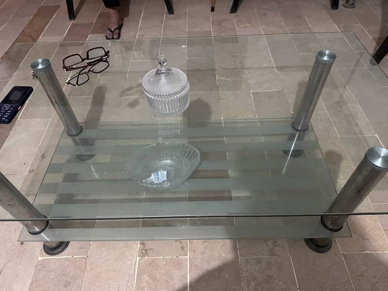 glass center table 0