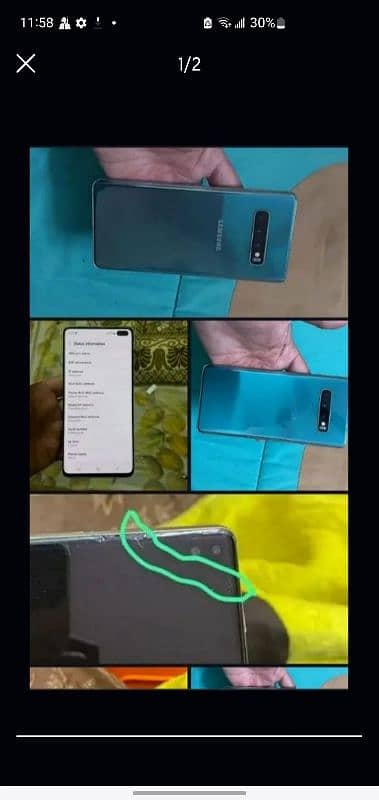 Samsung S10Plus Offical pta approved 128gb exchange with iPhone 11pro 0