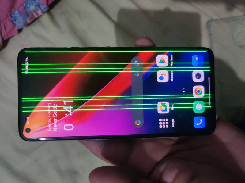 oneplus 9 non pta screen par line h baki all ok 4