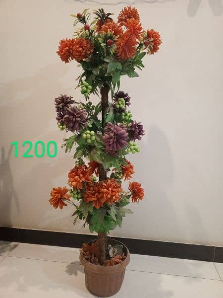 Artificial plants flower vases decorations decorative drawing room 2