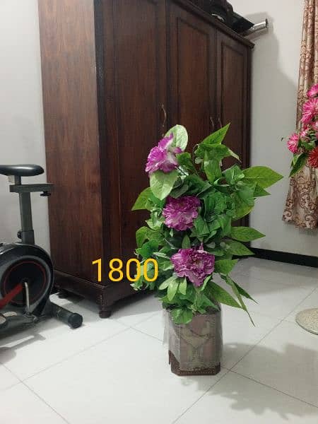 Artificial plants flower vases decorations decorative drawing room 5