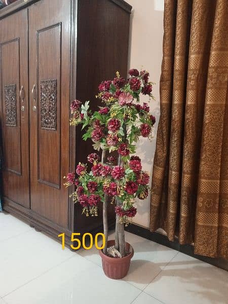 Artificial plants flower vases decorations decorative drawing room 6