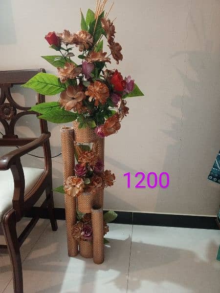 Artificial plants flower vases decorations decorative drawing room 7