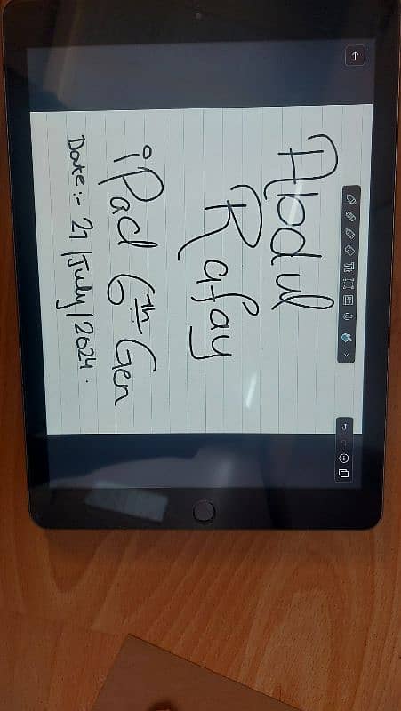 Apple iPad 6th generation 32gb 4