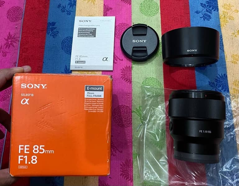 Sony 85mm 1.8 Lens Condition 10/10 0