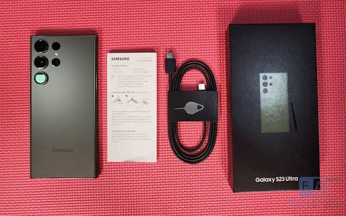 Samsung Mobile S23 Ultra 12gb 128gb with complete box cable 1