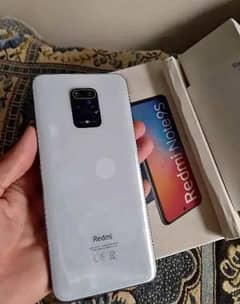 Redmi Note 9s 6/128 with box dual sim official approved 10/10