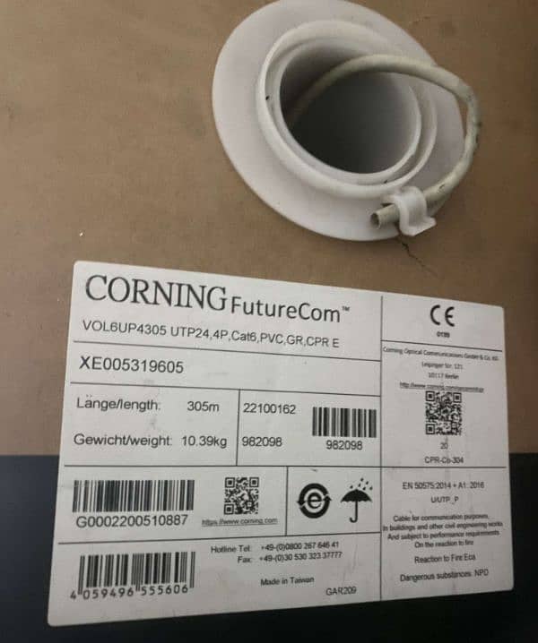 corning cat 6 0