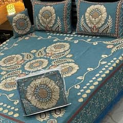 4Pc Velvet Jacquard Bedsheet Set