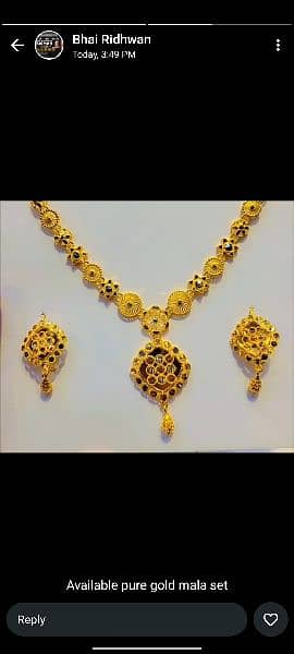 pure 21 karat gold jewelry at an affordable price. 9