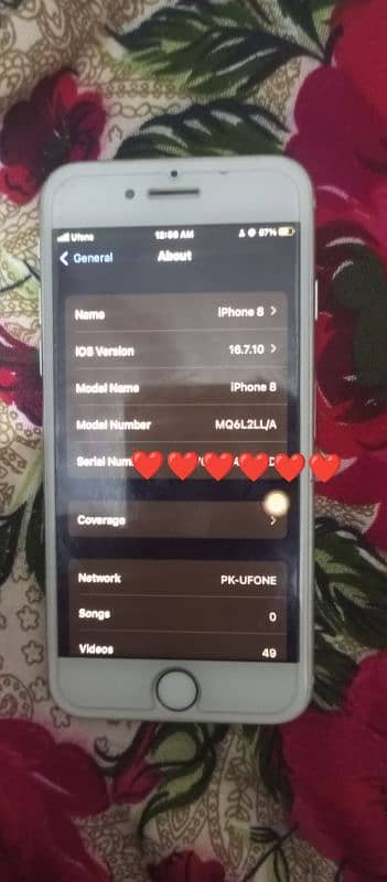 IPHONE 8 64GB PTA APPROVED 3