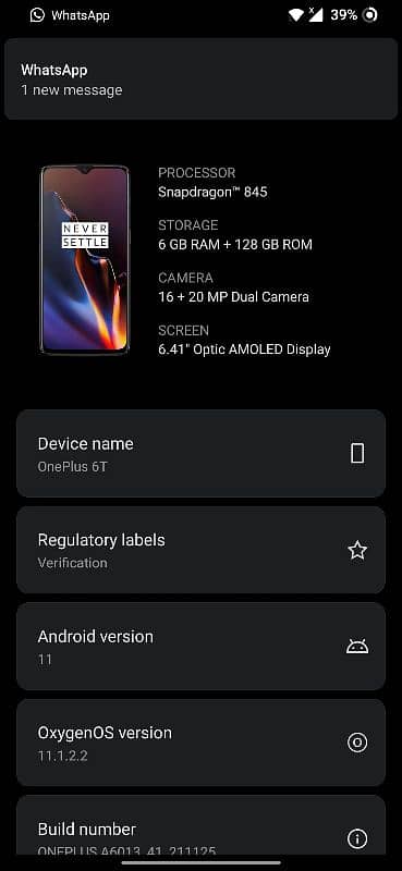 One plus 6t Exchange possible ha 5