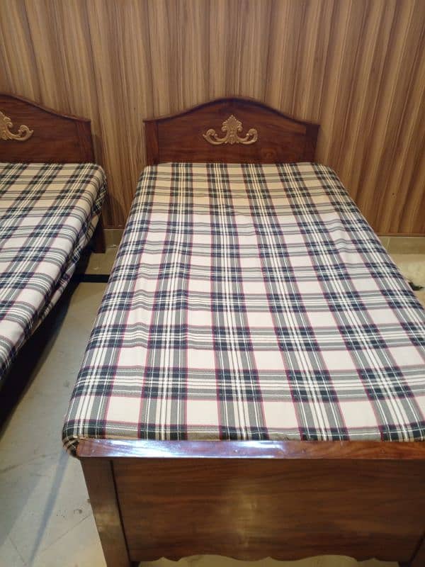 2 single kids size bed for sale 4