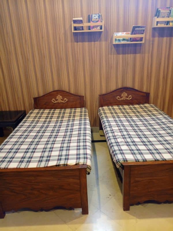 2 single kids size bed for sale 5