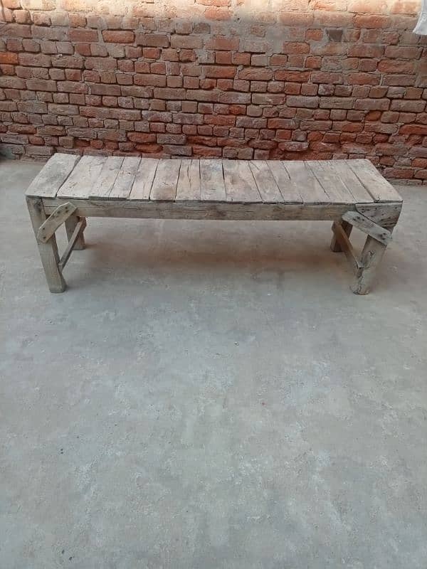 Wood Table For Sale. 1