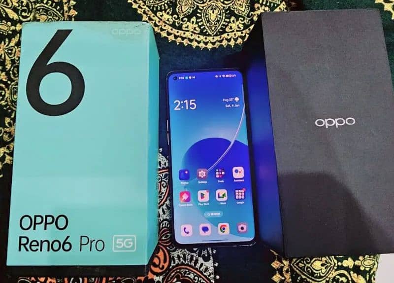 OPPO RENO 6 PRO 5G. USED 3