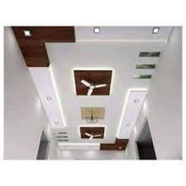 pop ceiling/cemet board /Partition gypsum board & ceiling 1