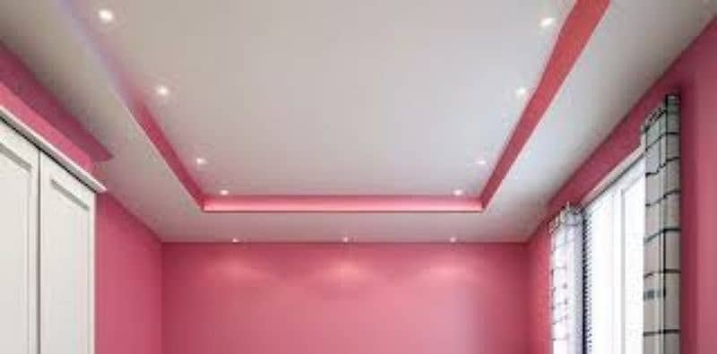 pop ceiling/cemet board /Partition gypsum board & ceiling 9