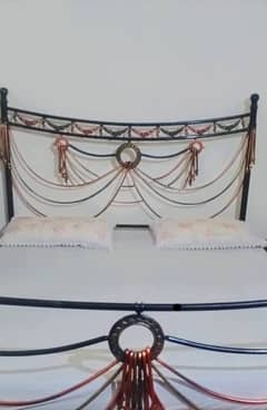 Rod Iron King size bed