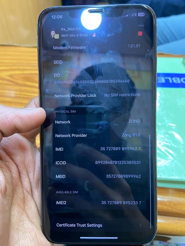 i phone xs Max 64GB physical approved 6