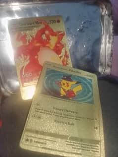 ORIGINAL XHARIZARD VMAX GOLD AND PIKACHU GOLD SPECIAL EDITION!!??!!!!