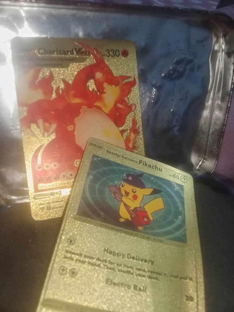 ORIGINAL XHARIZARD VMAX GOLD AND PIKACHU GOLD SPECIAL EDITION!!??!!!! 2