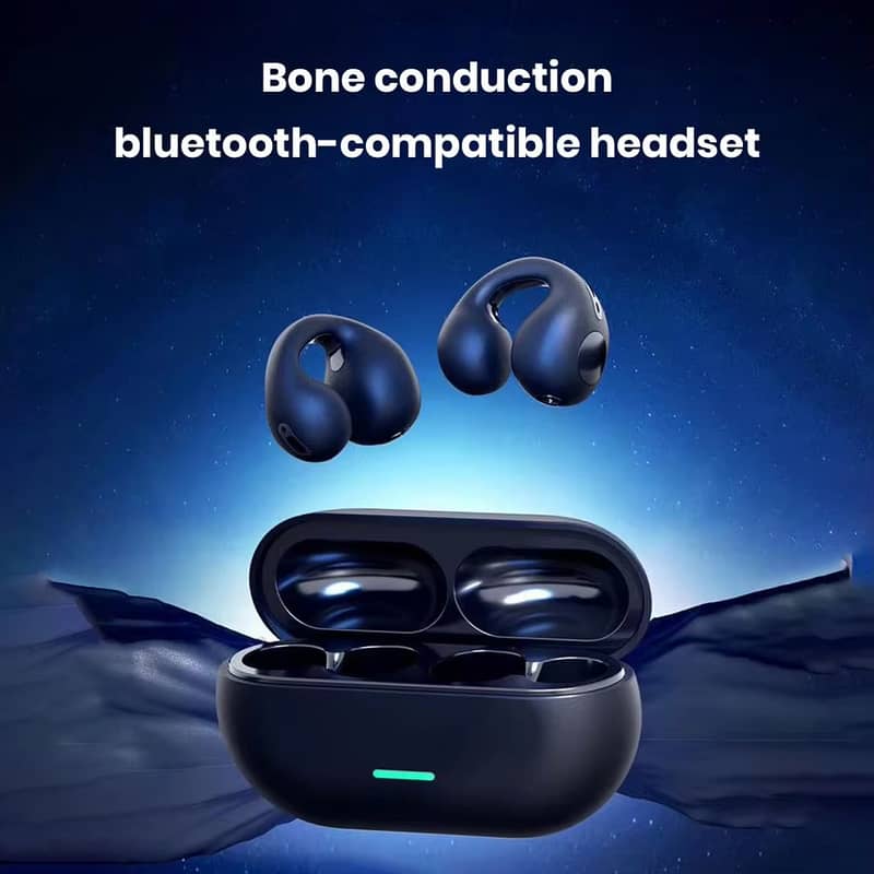 Wireless Ear Clip Bone Conduction Headphones 3