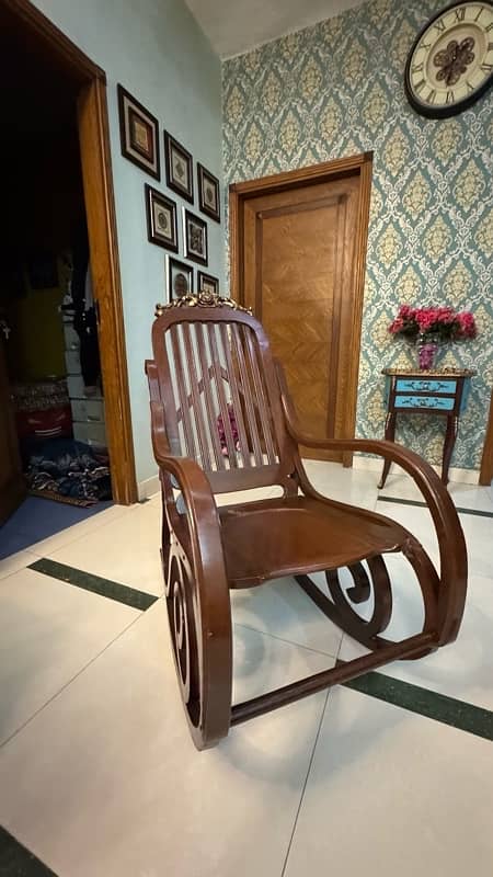 Wooden Rocking Chair 1