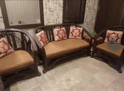 wood sofa