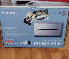 Canon PIXMA iP iP100 Portable Inkjet Printer, Color