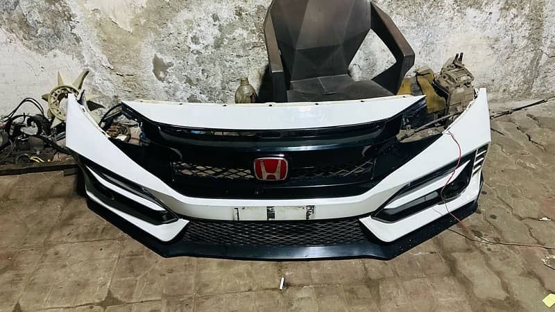 civic x type r bumpers 2