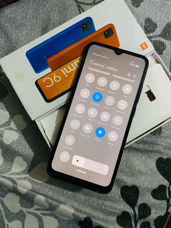 redmi 9c with box pta official approved 64gb 12