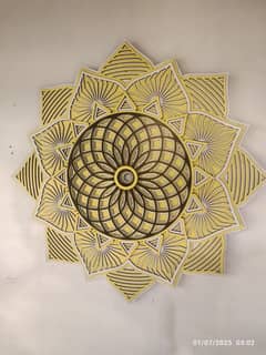 Multi layers laser cut manadala