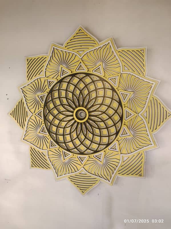 Multi layers laser cut manadala 0