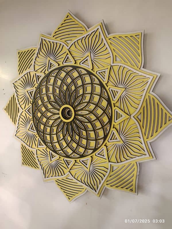 Multi layers laser cut manadala 2