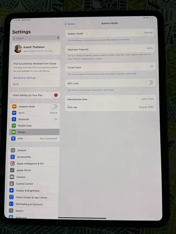 iPad Pro m4 13 inches 256gb cellular 0